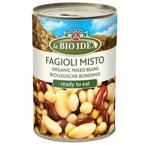 FASOLA MIX W ZALEWIE BIO 400 g (240 g) - LA BIO IDEA FASOLA MIX W ZALEWIE BIO 400 g (240 g) - LA BIO IDEA