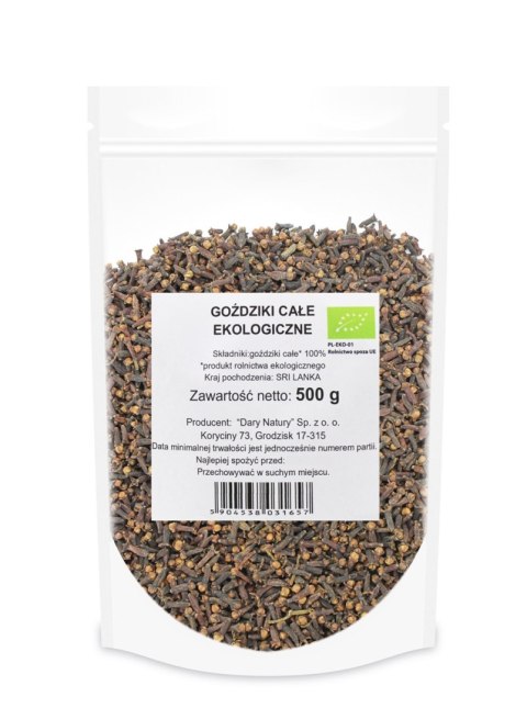 GOŹDZIKI CAŁE BIO 500 g - HORECA (DARY NATURY) GOŹDZIKI CAŁE BIO 500 g - HORECA (DARY NATURY)