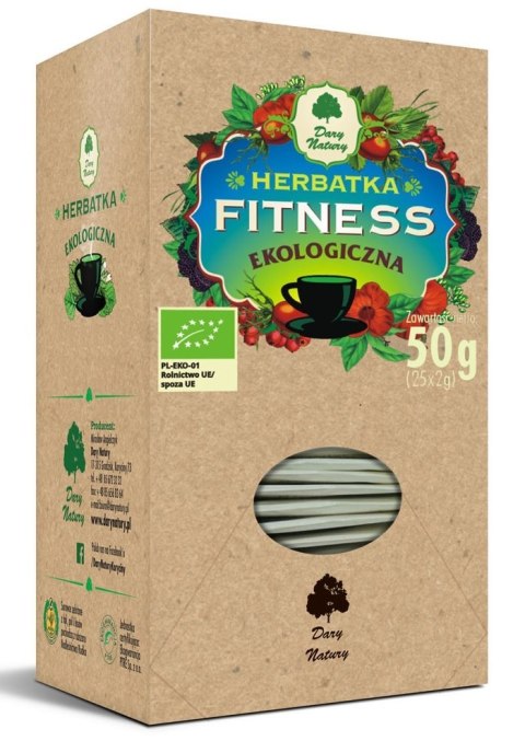HERBATKA FITNESS BIO (25 x 2 g) 50 g - DARY NATURY HERBATKA FITNESS BIO (25 x 2 g) 50 g - DARY NATURY