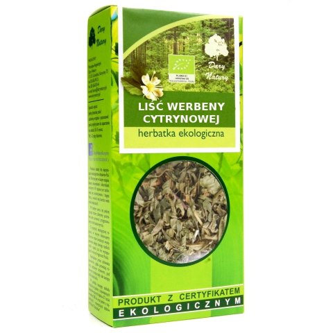 HERBATKA LIŚĆ WERBENY CYTRYNOWEJ BIO 25 g - DARY NATURY HERBATKA LIŚĆ WERBENY CYTRYNOWEJ BIO 25 g - DARY NATURY
