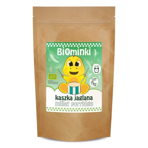 KASZKA JAGLANA BEZ DODATKU CUKRÓW BIO 200 g - BIOMINKI KASZKA JAGLANA BEZ DODATKU CUKRÓW BIO 200 g - BIOMINKI