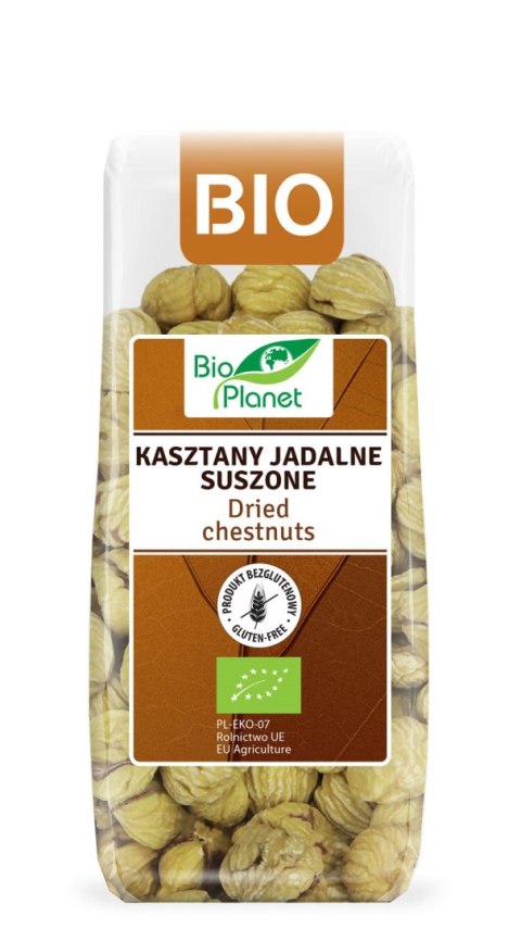 KASZTANY JADALNE SUSZONE BEZGLUTENOWE BIO 200 g - BIO PLANET KASZTANY JADALNE SUSZONE BEZGLUTENOWE BIO 200 g - BIO PLANET