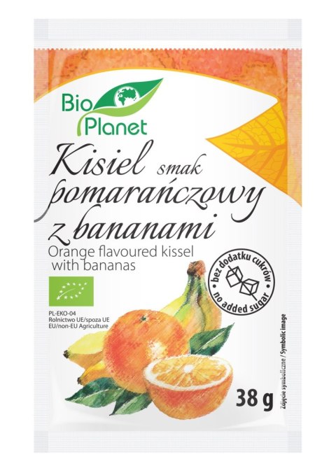 KISIEL O SMAKU POMARAŃCZOWYM Z BANANAMI BIO 38 g - BIO PLANET KISIEL O SMAKU POMARAŃCZOWYM Z BANANAMI BIO 38 g - BIO PLANET