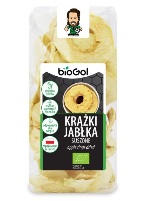 KRĄŻKI JABŁKA SUSZONE BIO 50 g - BIOGOL KRĄŻKI JABŁKA SUSZONE BIO 50 g - BIOGOL