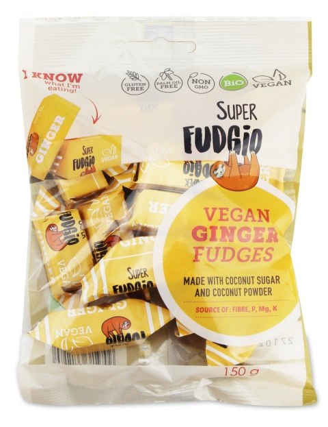 KRÓWKI IMBIROWE BEZMLECZNE BEZGLUTENOWE BIO 150 g - ME GUSTO (SUPER FUDGIO) KRÓWKI IMBIROWE BEZMLECZNE BEZGLUTENOWE BIO 150 g - ME GUSTO (SUPER FUDGIO)