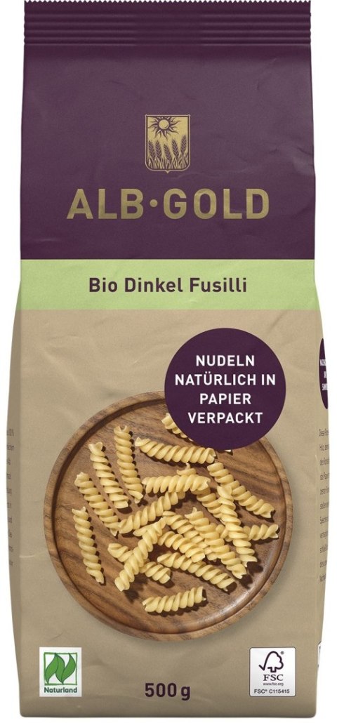 MAKARON (ORKISZOWY) ŚWIDERKI BIO 500 g - ALB-GOLD MAKARON (ORKISZOWY) ŚWIDERKI BIO 500 g - ALB-GOLD