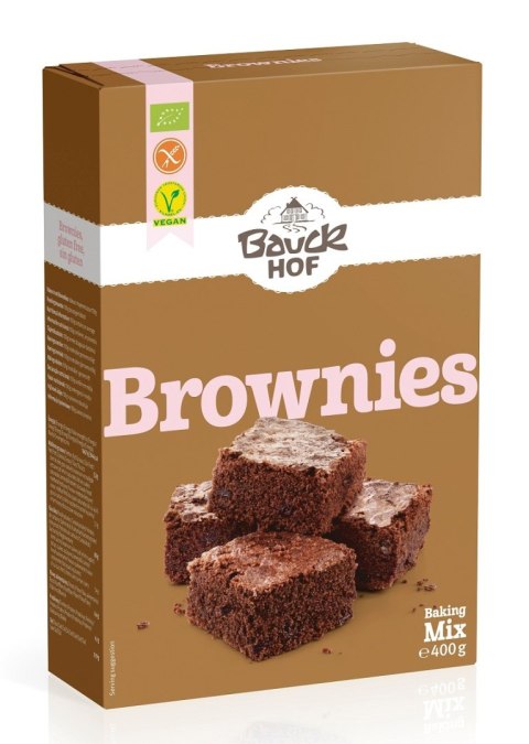 MIESZANKA NA BROWNIE BEZGLUTENOWA BIO 400 g - BAUCK HOF MIESZANKA NA BROWNIE BEZGLUTENOWA BIO 400 g - BAUCK HOF