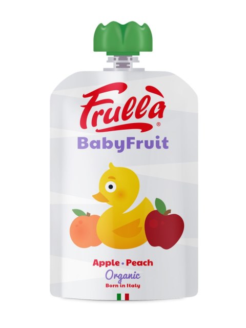 MUS JABŁKO - BRZOSKWINIA BEZ DODATKU CUKRÓW BEZGLUTENOWY OD 6 MIESIĄCA BIO 100 g - FRULLA (NATURA NUOVA) MUS JABŁKO - BRZOSKWINIA BEZ DODATKU CUKRÓW BEZGLUTENOWY OD 6 MIESIĄCA BIO 100 g - FRULLA (NATURA NUOVA)