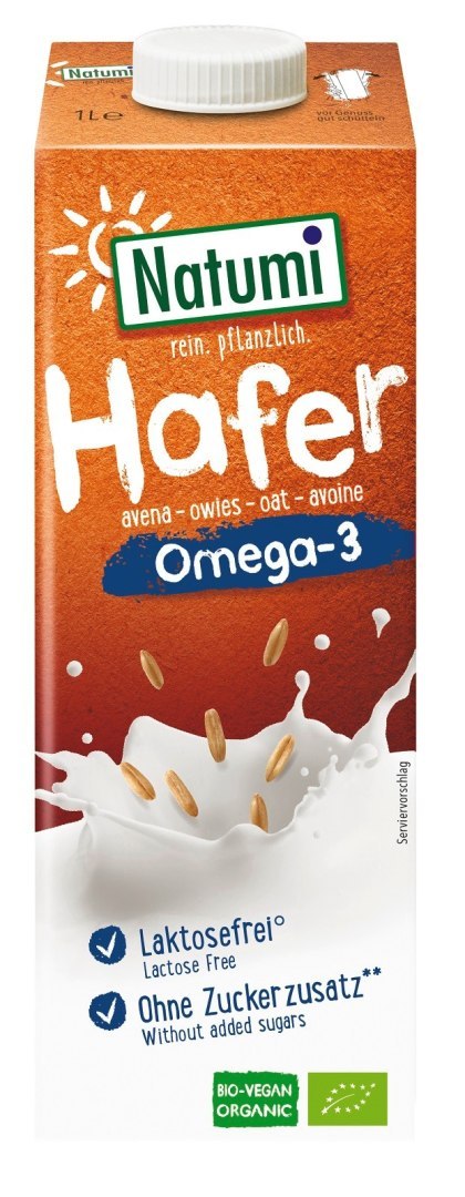 NAPÓJ OWSIANY OMEGA-3 BEZ DODATKU CUKRÓW BIO 1 L - NATUMI NAPÓJ OWSIANY OMEGA-3 BEZ DODATKU CUKRÓW BIO 1 L - NATUMI