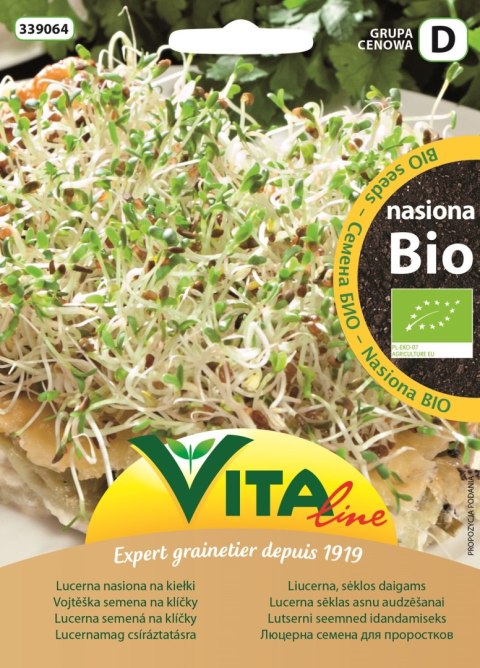 NASIONA LUCERNY BIO NA KIEŁKI 20 g - VITA LINE (20227CIN00, 41137CIN0CS, 62905CIN0DS) NASIONA LUCERNY BIO NA KIEŁKI 20 g - VITA LINE (20227CIN00, 41137CIN0CS, 62905CIN0DS)