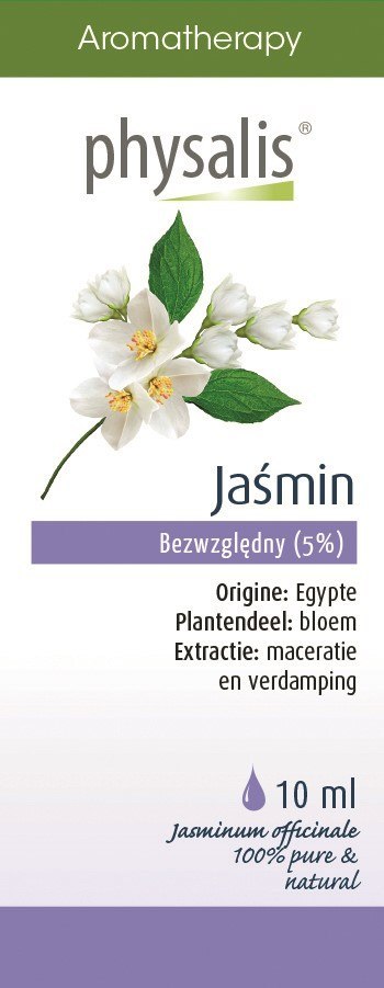 OLEJEK JAŚMIN WIELKOKWIATOWY ABSOLUT 10 ml - PHYSALIS OLEJEK JAŚMIN WIELKOKWIATOWY ABSOLUT 10 ml - PHYSALIS