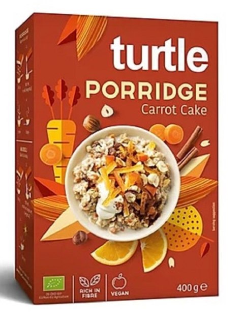 OWSIANKA O SMAKU CIASTA MARCHEWKOWEGO BIO 400 g - TURTLE OWSIANKA O SMAKU CIASTA MARCHEWKOWEGO BIO 400 g - TURTLE