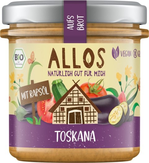 PASTA KREMOWA TOSKANA BEZGLUTENOWA BIO 140 g - ALLOS PASTA KREMOWA TOSKANA BEZGLUTENOWA BIO 140 g - ALLOS