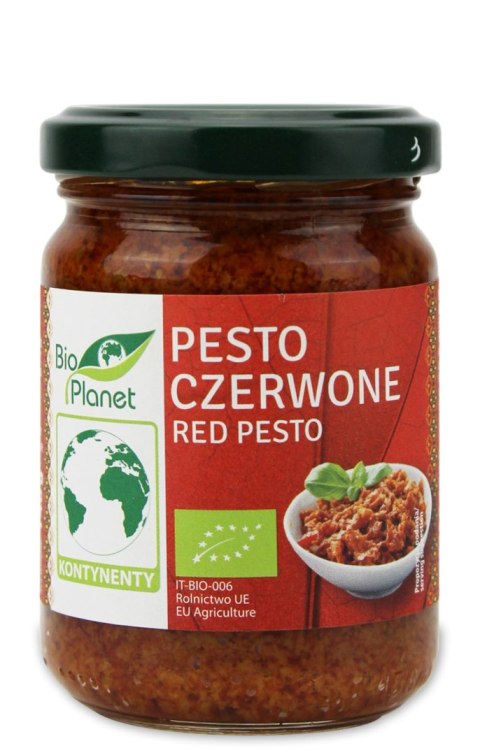 PESTO CZERWONE BIO 140 g - BIO PLANET PESTO CZERWONE BIO 140 g - BIO PLANET