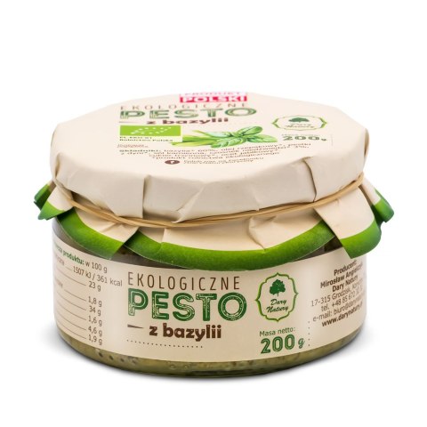 PESTO Z BAZYLII BIO 200 g - DARY NATURY PESTO Z BAZYLII BIO 200 g - DARY NATURY