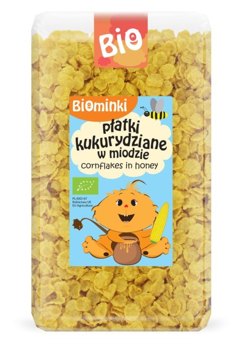 PŁATKI KUKURYDZIANE W MIODZIE BIO 300 g - BIOMINKI PŁATKI KUKURYDZIANE W MIODZIE BIO 300 g - BIOMINKI