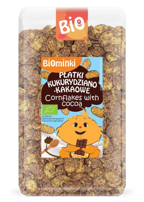 PŁATKI KUKURYDZIANO-KAKAOWE BIO 300 g - BIOMINKI PŁATKI KUKURYDZIANO-KAKAOWE BIO 300 g - BIOMINKI