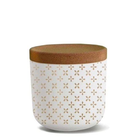 POJEMNIK Z TWORZYWA PLA Z KORKOWĄ POKRYWKĄ ZŁOTE WZORY 570 ml - CHIC-MIC POJEMNIK Z TWORZYWA PLA Z KORKOWĄ POKRYWKĄ ZŁOTE WZORY 570 ml - CHIC-MIC