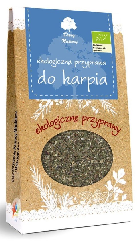 PRZYPRAWA DO KARPIA BIO 40 g - DARY NATURY (PRODUKT SEZONOWY) PRZYPRAWA DO KARPIA BIO 40 g - DARY NATURY (PRODUKT SEZONOWY)