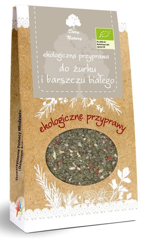 PRZYPRAWA DO ŻURKU I BARSZCZU BIAŁEGO BIO 50 g - DARY NATURY PRZYPRAWA DO ŻURKU I BARSZCZU BIAŁEGO BIO 50 g - DARY NATURY