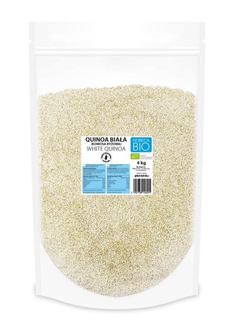 QUINOA BIAŁA (KOMOSA RYŻOWA) BEZGLUTENOWA BIO 4 kg - HORECA (BIO PLANET) QUINOA BIAŁA (KOMOSA RYŻOWA) BEZGLUTENOWA BIO 4 kg - HORECA (BIO PLANET)