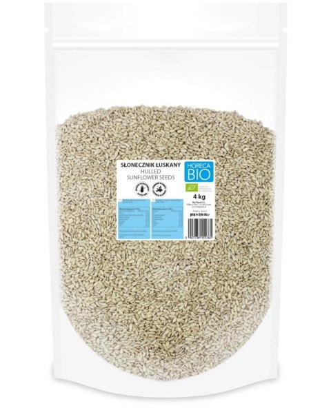 SŁONECZNIK ŁUSKANY BEZGLUTENOWY BIO 4 kg - HORECA (BIO PLANET) SŁONECZNIK ŁUSKANY BEZGLUTENOWY BIO 4 kg - HORECA (BIO PLANET)