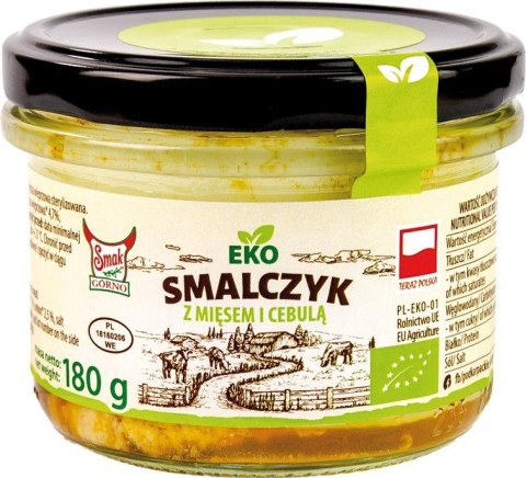 SMALEC Z MIĘSEM I CEBULKĄ BIO 180 g - SMAK EKO SMALEC Z MIĘSEM I CEBULKĄ BIO 180 g - SMAK EKO
