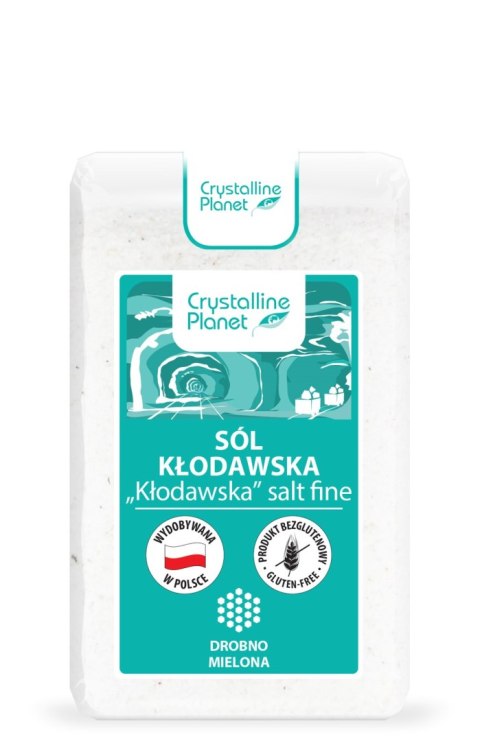 SÓL KŁODAWSKA DROBNO MIELONA BEZGLUTENOWA 600 g - CRYSTALLINE PLANET SÓL KŁODAWSKA DROBNO MIELONA BEZGLUTENOWA 600 g - CRYSTALLINE PLANET