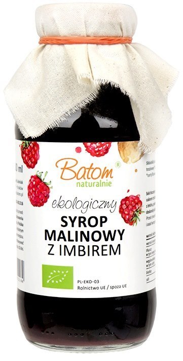 SYROP MALINOWY Z IMBIREM BIO 330 ml - BATOM SYROP MALINOWY Z IMBIREM BIO 330 ml - BATOM