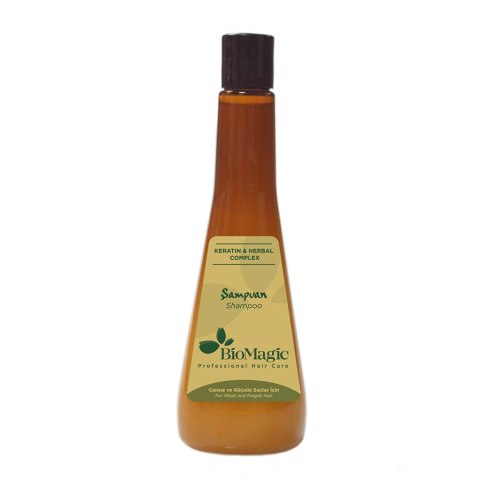SZAMPON DO WŁOSÓW SŁABYCH I ŁAMLIWYCH Z KERATYNĄ 300 ml - BIOMAGIC SZAMPON DO WŁOSÓW SŁABYCH I ŁAMLIWYCH Z KERATYNĄ 300 ml - BIOMAGIC