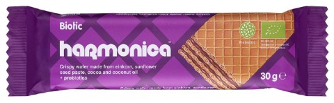 WAFELEK Z SAMOPSZY Z KREMEM MLECZNO - KAKAOWYM Z PROBIOTYKAMI BIO 30 g - HARMONICA