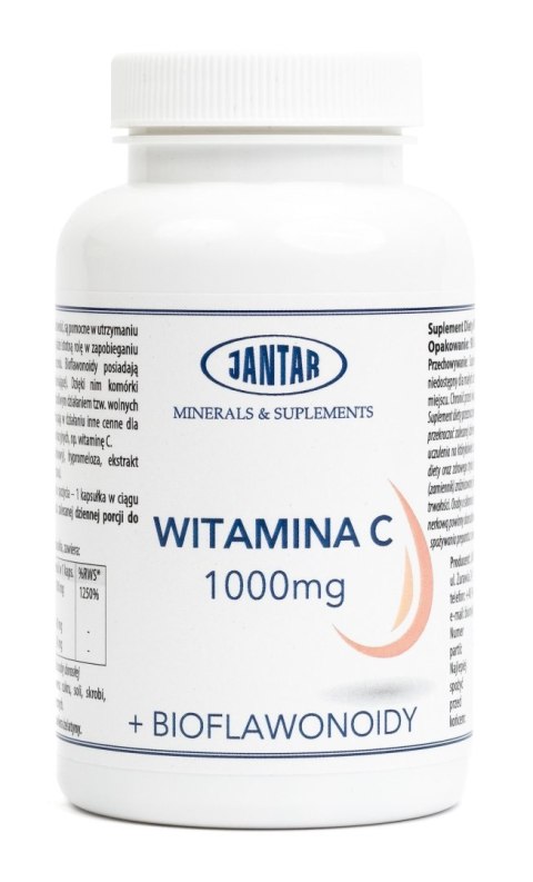 WITAMINA C (1000 mg) 90 KAPSUŁEK - JANTAR WITAMINA C (1000 mg) 90 KAPSUŁEK - JANTAR