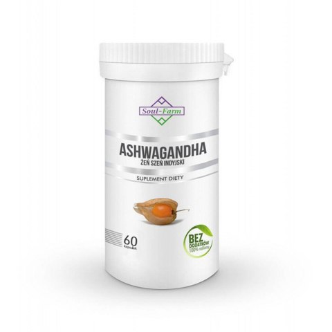 ASHWAGANDHA EKSTRAKT (500 mg) 60 KAPSUŁEK - SOUL FARM ASHWAGANDHA EKSTRAKT (500 mg) 60 KAPSUŁEK - SOUL FARM