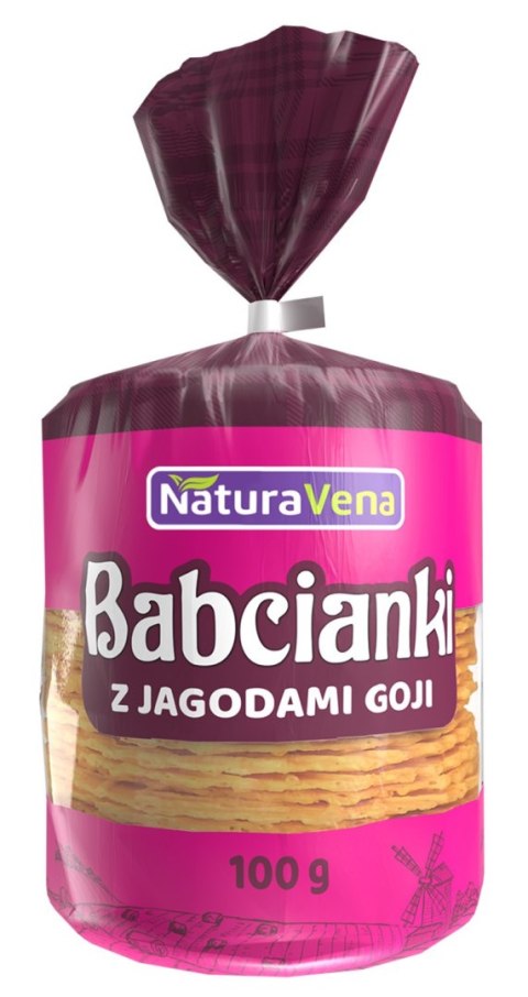 BABCIANKI Z JAGODAMI GOJI 100 g - NATURAVENA BABCIANKI Z JAGODAMI GOJI 100 g - NATURAVENA