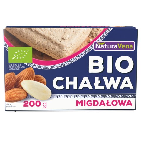 CHAŁWA Z MIGDAŁAMI BIO 200 g - NATURAVENA CHAŁWA Z MIGDAŁAMI BIO 200 g - NATURAVENA