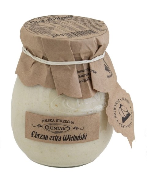 CHRZAN EXTRA WIELUŃSKI 230 g - LUNIAK CHRZAN EXTRA WIELUŃSKI 230 g - LUNIAK