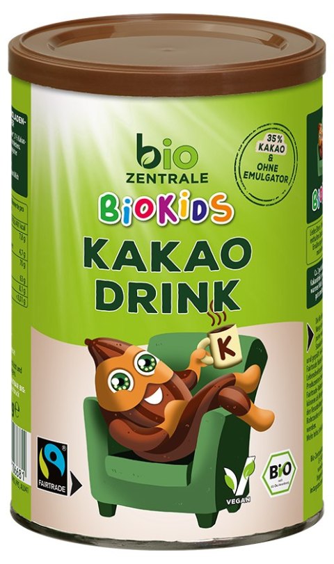 CZEKOLADA W PROSZKU DLA DZIECI FAIR TRADE BIO 300 g - BIO ZENTRALE (BIOKIDS) CZEKOLADA W PROSZKU DLA DZIECI FAIR TRADE BIO 300 g - BIO ZENTRALE (BIOKIDS)
