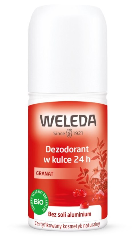 DEZODORANT W KULCE 24 h Z GRANATEM ECO 50 ml - WELEDA DEZODORANT W KULCE 24 h Z GRANATEM ECO 50 ml - WELEDA