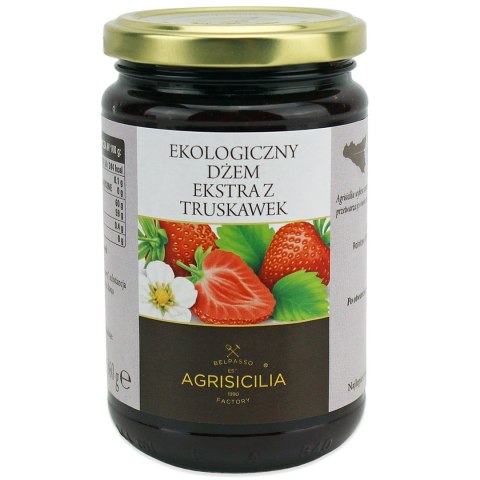 DŻEM EKSTRA Z TRUSKAWEK BIO 360 g - AGRISICILIA DŻEM EKSTRA Z TRUSKAWEK BIO 360 g - AGRISICILIA