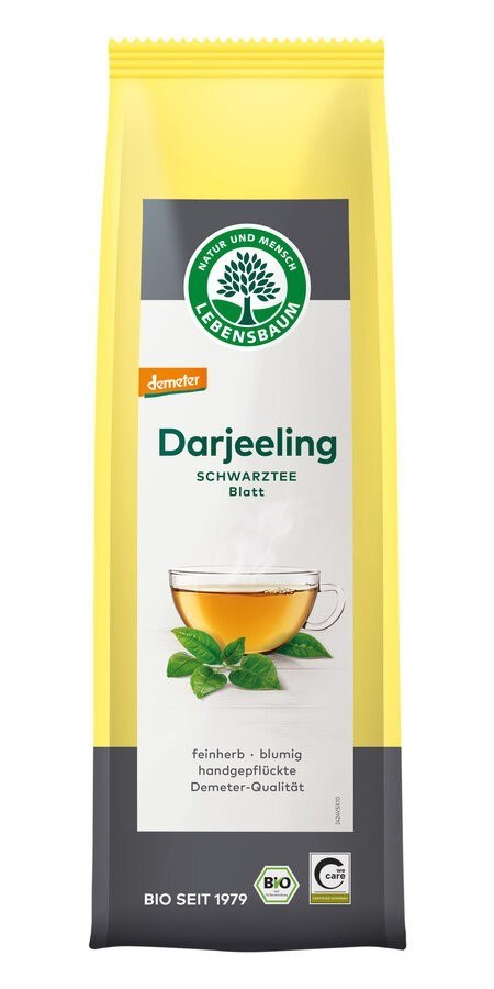 HERBATA CZARNA DARJEELING LIŚCIASTA DEMETER BIO 75 g - LEBENSBAUM HERBATA CZARNA DARJEELING LIŚCIASTA DEMETER BIO 75 g - LEBENSBAUM