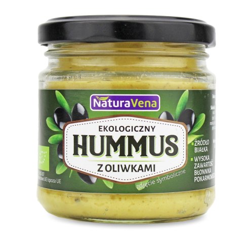 HUMMUS Z OLIWKAMI BIO 185 g - NATURAVENA HUMMUS Z OLIWKAMI BIO 185 g - NATURAVENA