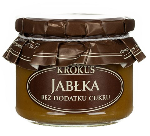 JABŁKA BEZ DODATKU CUKRÓW 310 g - KROKUS JABŁKA BEZ DODATKU CUKRÓW 310 g - KROKUS