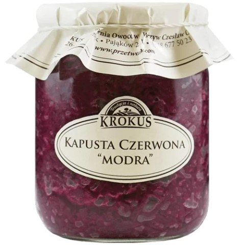 KAPUSTA CZERWONA MODRA 500 g - KROKUS KAPUSTA CZERWONA MODRA 500 g - KROKUS