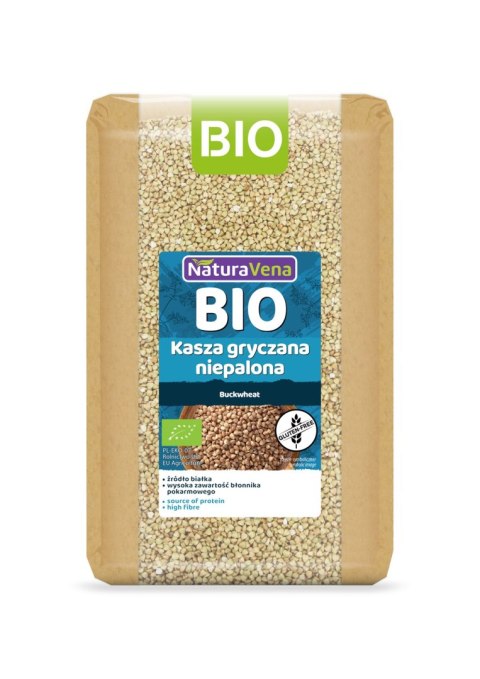 KASZA GRYCZANA NIEPALONA BEZGLUTENOWA BIO 1 kg - NATURAVENA KASZA GRYCZANA NIEPALONA BEZGLUTENOWA BIO 1 kg - NATURAVENA