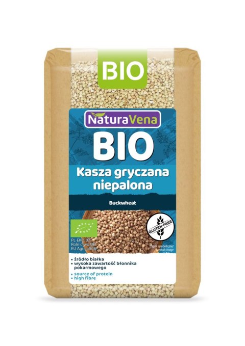 KASZA GRYCZANA NIEPALONA BEZGLUTENOWA BIO 500 g - NATURAVENA KASZA GRYCZANA NIEPALONA BEZGLUTENOWA BIO 500 g - NATURAVENA