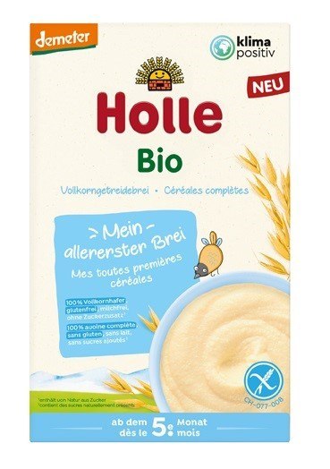 KASZKA OWSIANA PEŁNOZIARNISTA BEZ DODATKU CUKRÓW OD 5 MIESIĄCA DEMETER BIO 250 g - HOLLE KASZKA OWSIANA PEŁNOZIARNISTA BEZ DODATKU CUKRÓW OD 5 MIESIĄCA DEMETER BIO 250 g - HOLLE