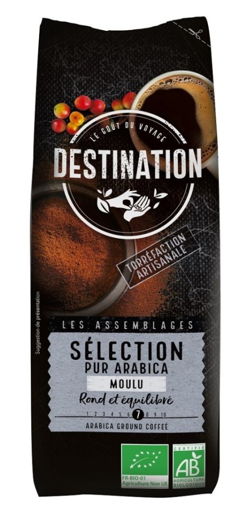 KAWA MIELONA ARABICA 100 % SELECTION BIO 250 g - DESTINATION KAWA MIELONA ARABICA 100 % SELECTION BIO 250 g - DESTINATION