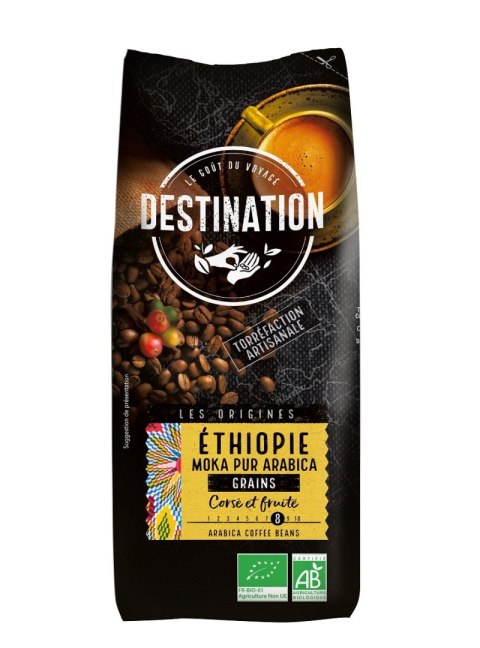 KAWA ZIARNISTA ARABICA 100 % ETIOPIA FAIR FOR LIFE BIO 1 kg - DESTINATION KAWA ZIARNISTA ARABICA 100 % ETIOPIA FAIR FOR LIFE BIO 1 kg - DESTINATION