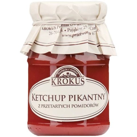 KETCHUP PIKANTNY BEZGLUTENOWY 180 g - KROKUS KETCHUP PIKANTNY BEZGLUTENOWY 180 g - KROKUS