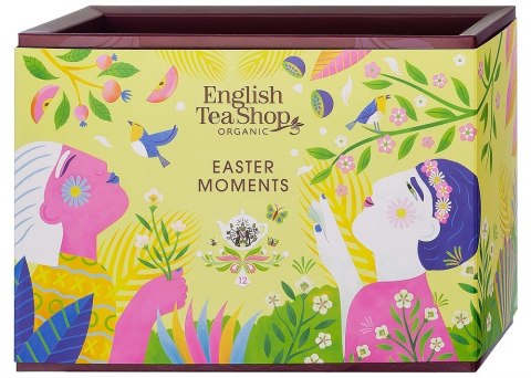 KOLEKCJA HERBAT I HERBATEK WIELKANOCNYCH BIO PIRAMIDKI 3 SMAKI (12 x 2 g) 24 g - ENGLISH TEA SHOP (PRODUKT SEZONOWY) KOLEKCJA HERBAT I HERBATEK WIELKANOCNYCH BIO PIRAMIDKI 3 SMAKI (12 x 2 g) 24 g - ENGLISH TEA SHOP (PRODUKT SEZONOWY)